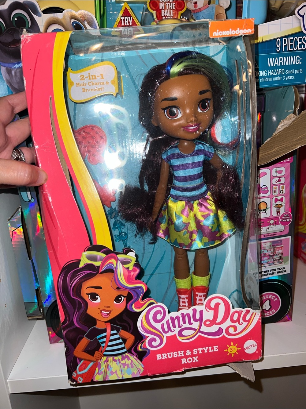 Nickelodeon Sunny Day Rox Fashion Doll - Blue, Green, Pink, Yellow